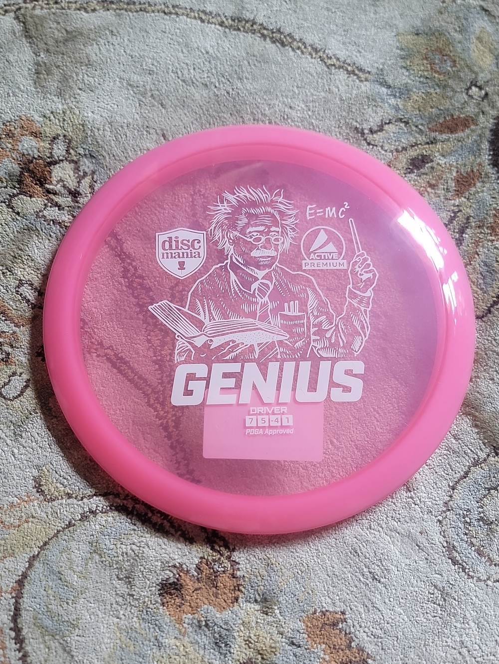 NEW Discmania 'Genius' Active Premium Driver - Pink 171 GRAMS OOP